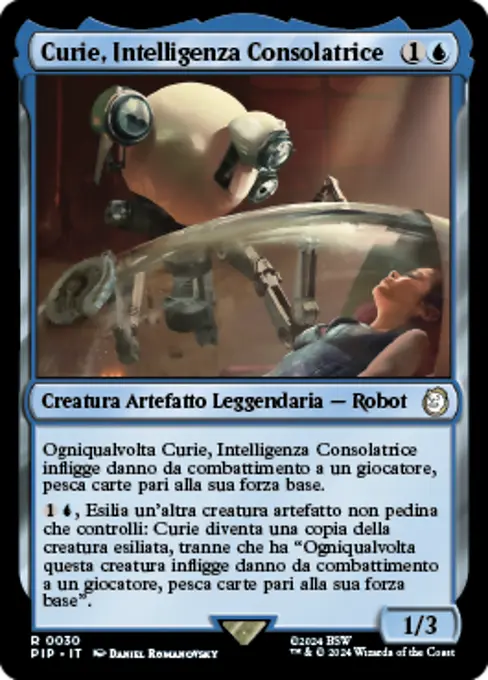 Curie, Intelligenza Consolatrice