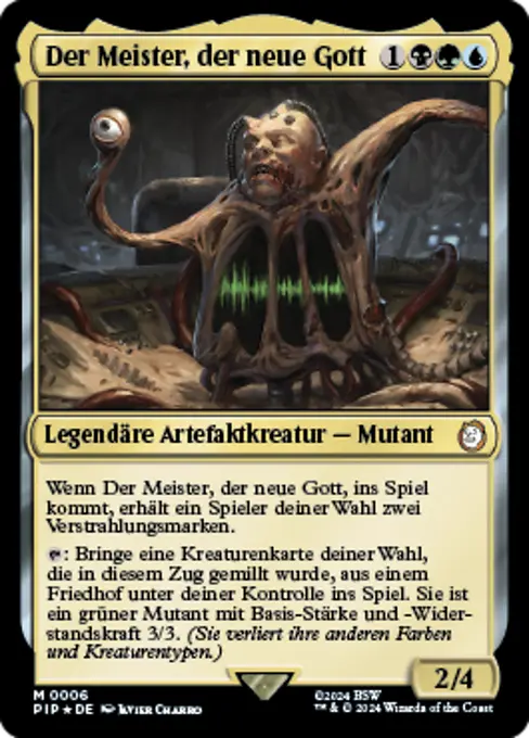 Der Meister, der neue Gott