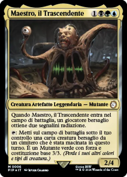 Maestro, il Trascendente