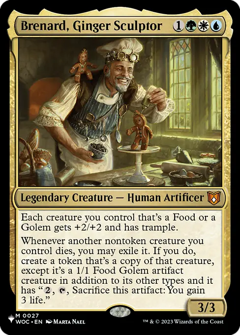 Brenard, Ginger Sculptor