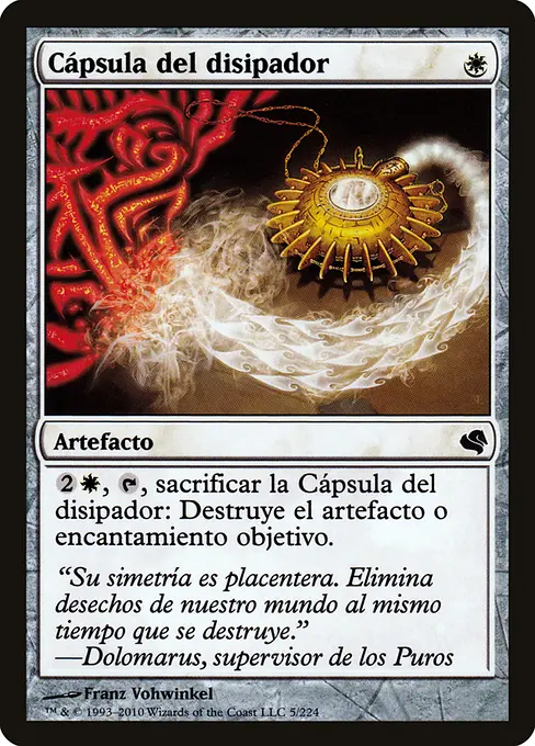 Cápsula del disipador