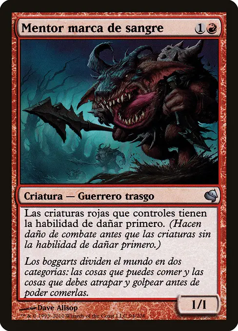 Mentor marca de sangre