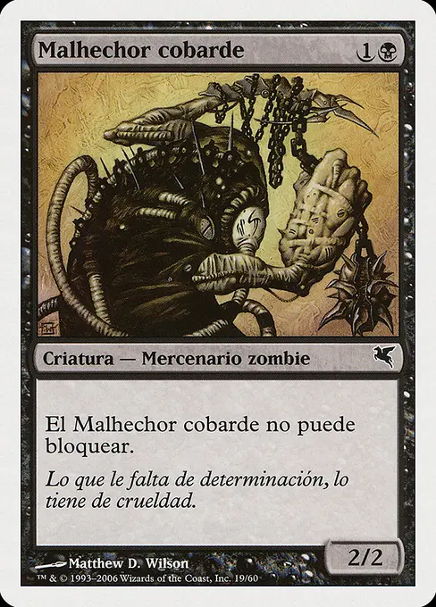 Malhechor cobarde