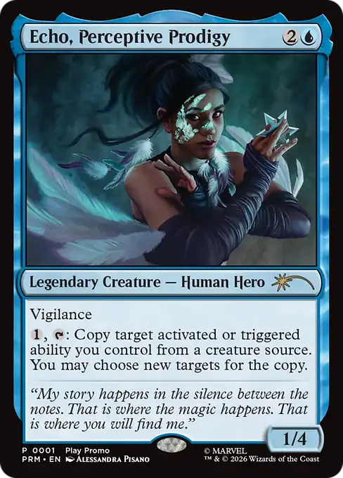 Echo, Perceptive Prodigy