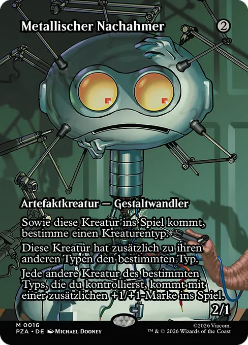 Metallischer Nachahmer