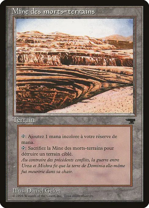 Mine des morts-terrains