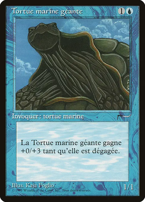 Tortue marine géante