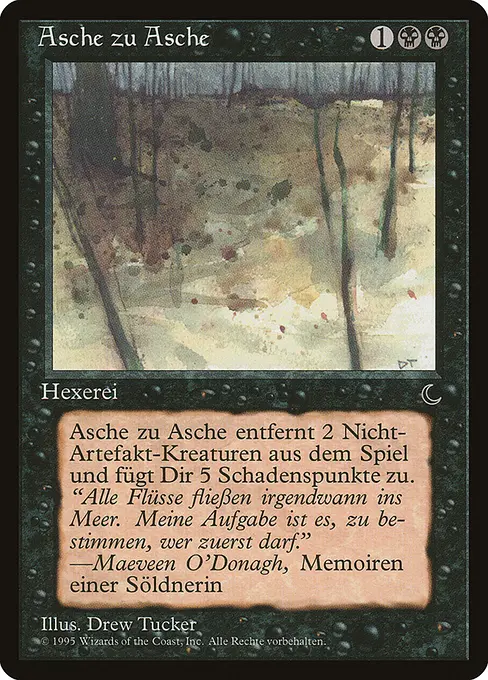 Asche zu Asche
