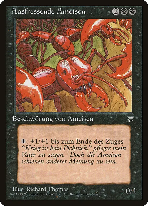Aasfressende Ameisen