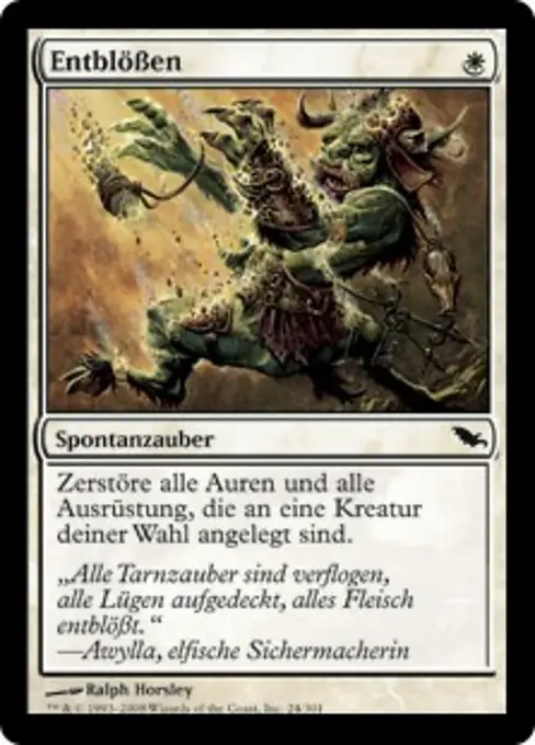 Entblößen