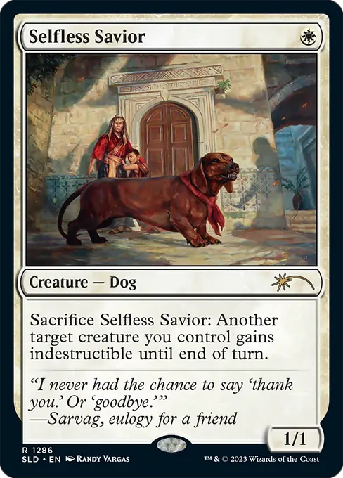 Selfless Savior