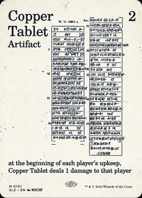 Copper Tablet