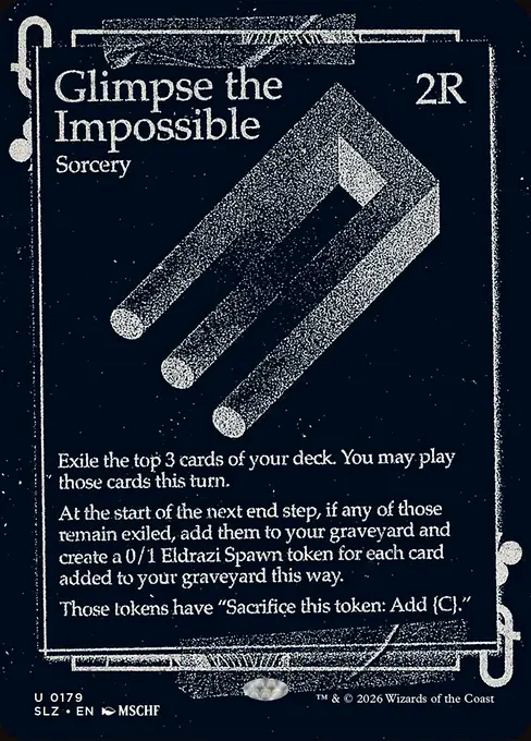 Glimpse the Impossible