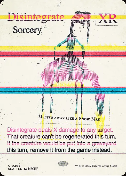 Disintegrate