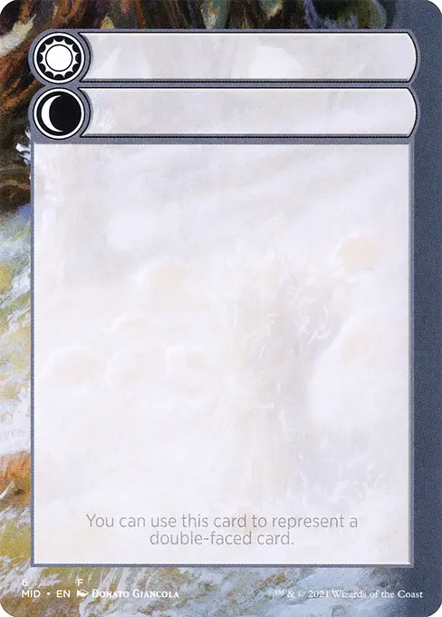 Double-Faced Substitute Card