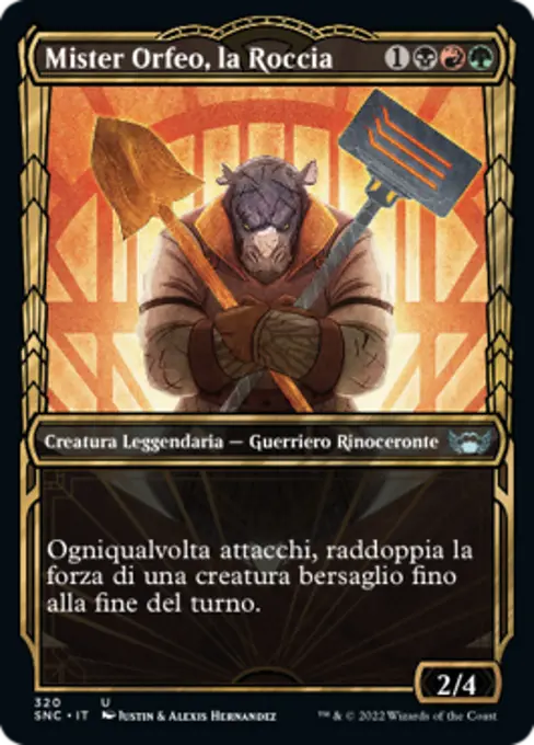 Mister Orfeo, la Roccia