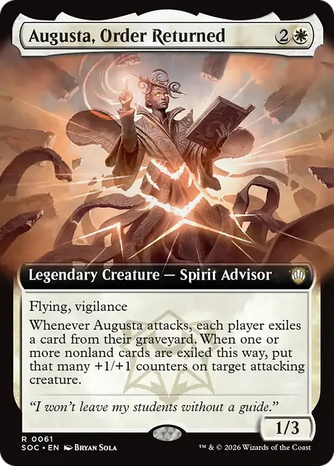 Augusta, Order Returned