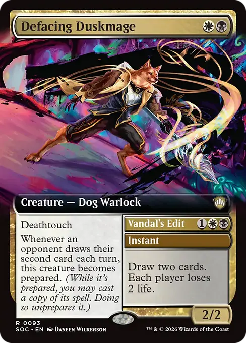 Defacing Duskmage