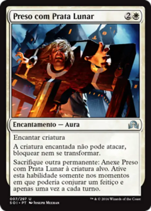 Preso com Prata Lunar