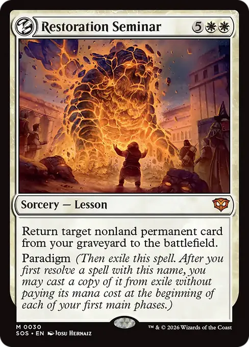 Restoration Seminar