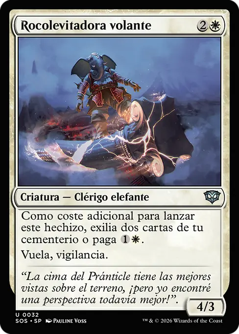 Rocolevitadora volante