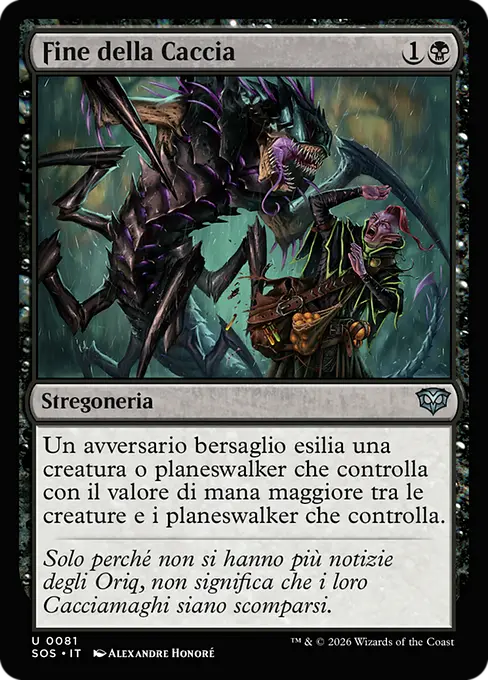 Fine della Caccia