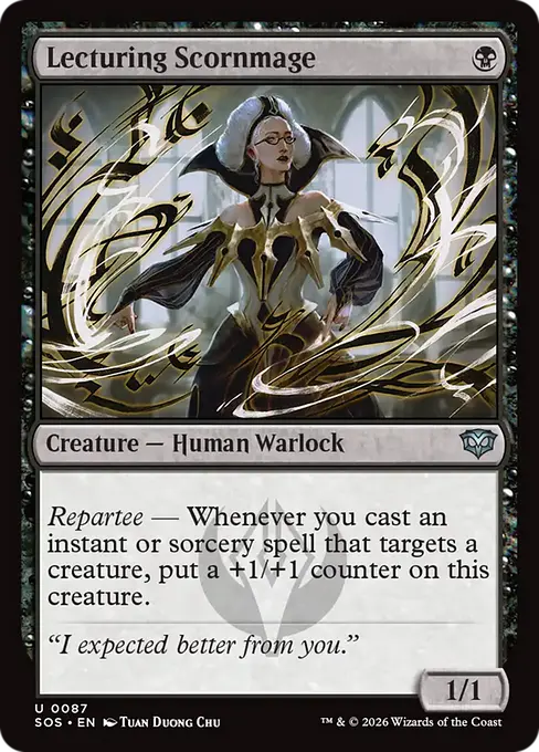 Lecturing Scornmage