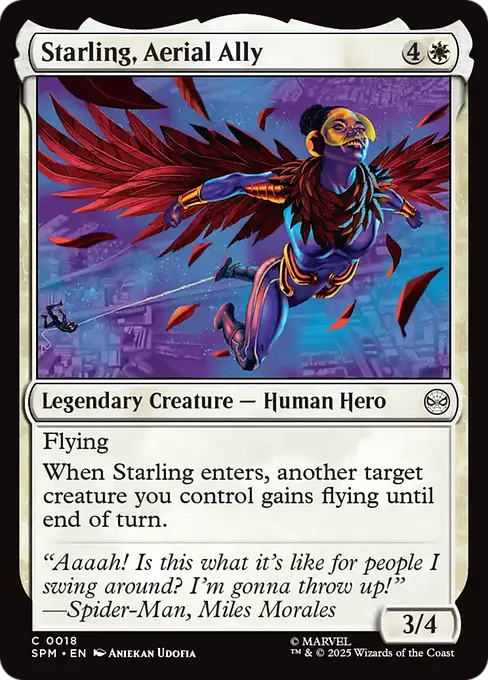 Starling, Aerial Ally