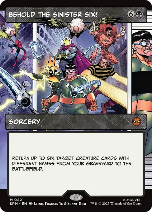 Behold the Sinister Six!