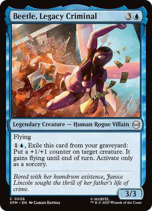 Beetle, Legacy Criminal