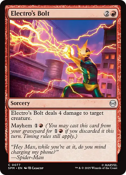 Electro's Bolt