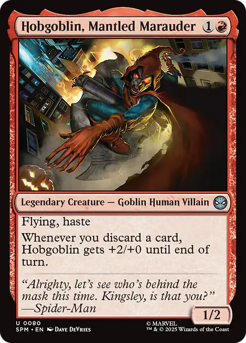 Hobgoblin, Mantled Marauder