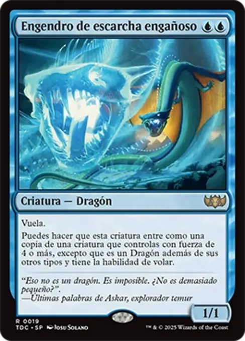 Engendro de escarcha engañoso