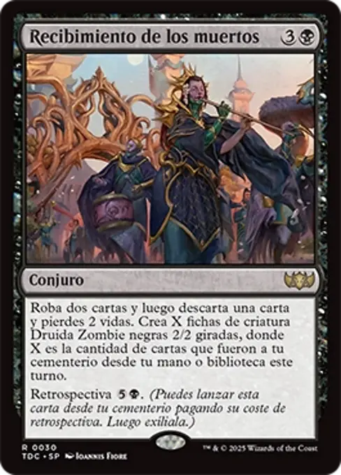 Recibimiento de los muertos