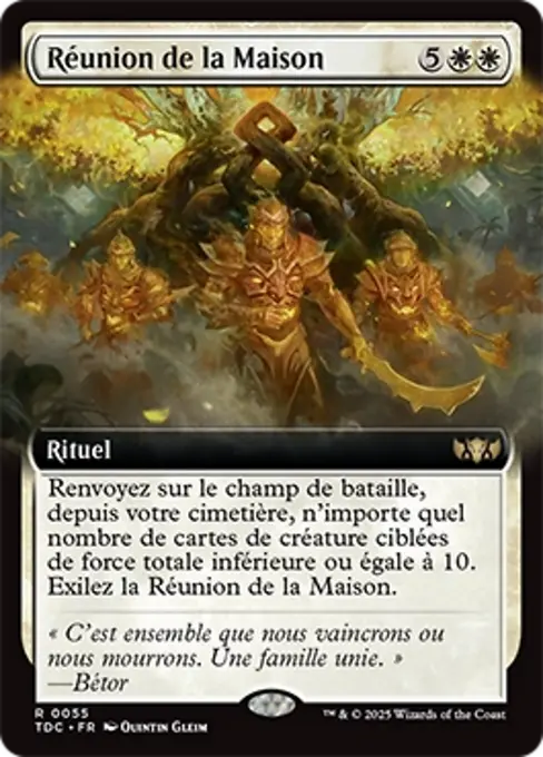 Réunion de la Maison