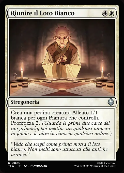 Riunire il Loto Bianco