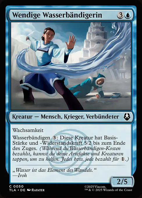 Wendige Wasserbändigerin