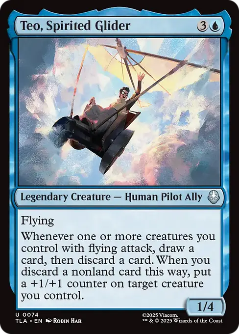 Teo, Spirited Glider