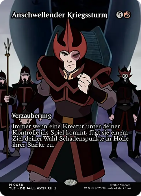 Anschwellender Kriegssturm