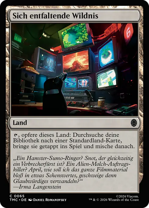 Sich entfaltende Wildnis