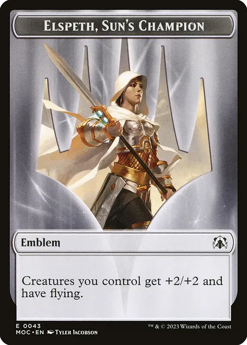 Elspeth, Sun's Champion Emblem