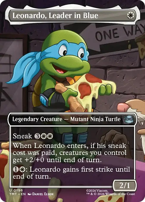 Leonardo, Leader in Blue
