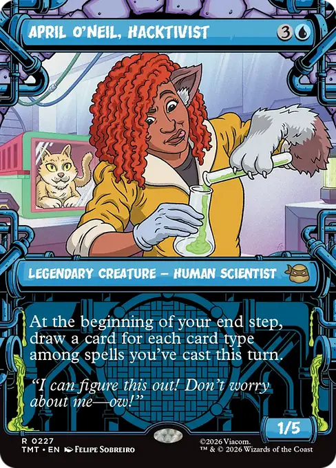 April O'Neil, Hacktivist