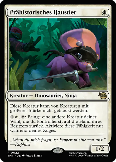 Prähistorisches Haustier