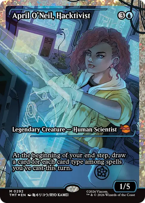 April O'Neil, Hacktivist