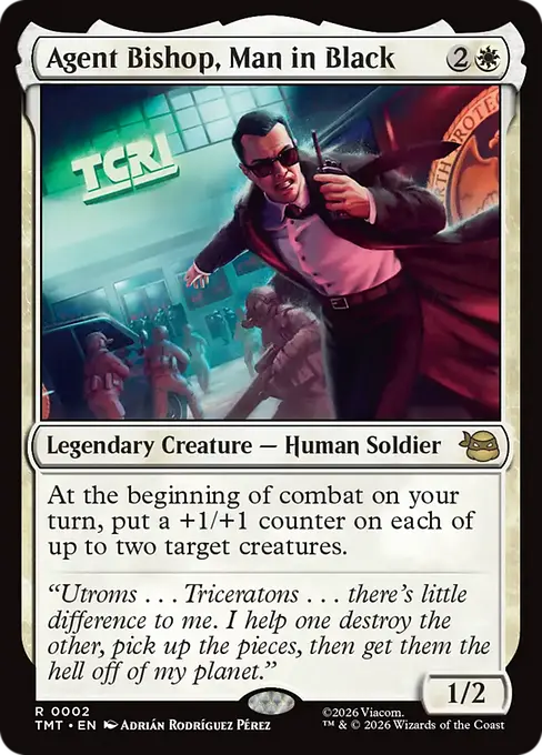 Agent Bishop, Man in Black