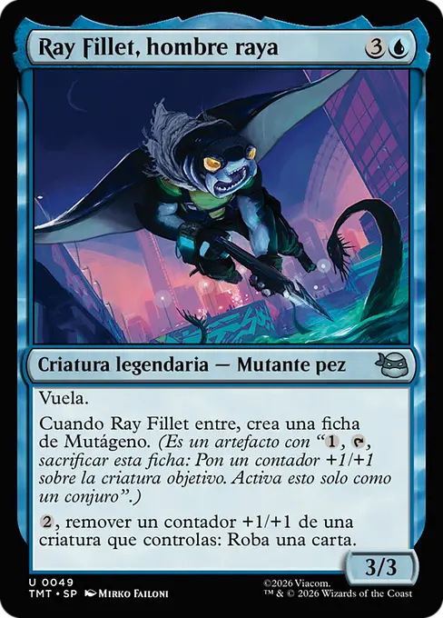 Ray Fillet, hombre raya