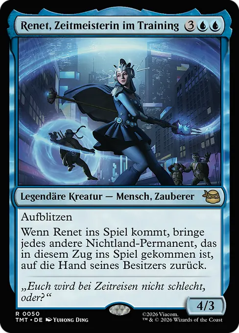 Renet, Zeitmeisterin im Training