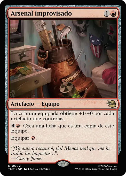 Arsenal improvisado