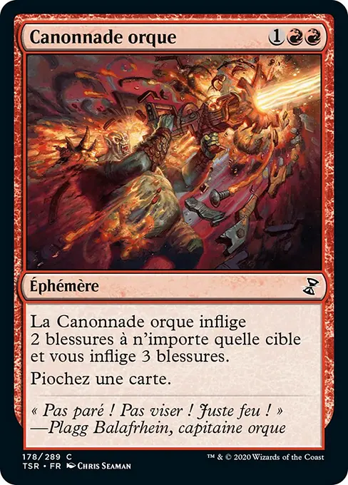 Canonnade orque